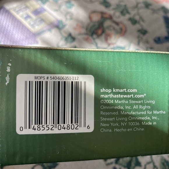 NEW IN THE BOX Martha Stewart Snowman Winter Jubilee Dessert Plates Set of 4 - Picture 3 of 8